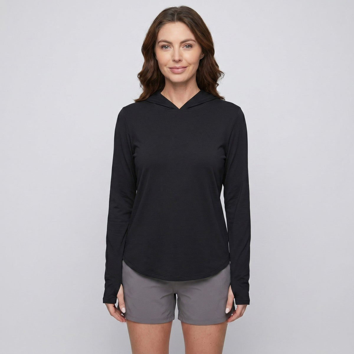 Women's Sun Hoodie - UPF 50+ Lightweight Hooded UV Protection Top