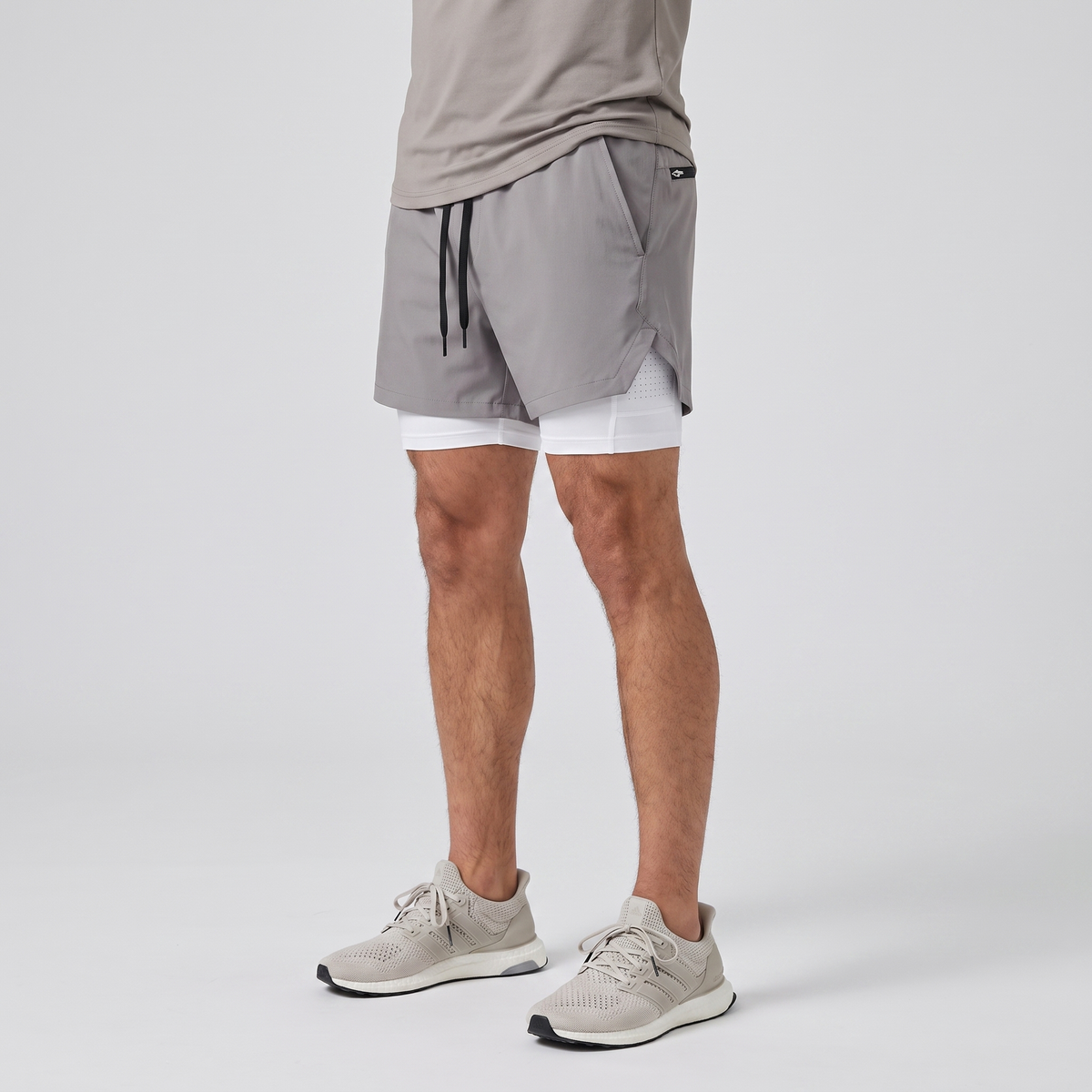 Men's Running Shorts - 2 in 1 Liner - Phone & Zip Pocket Gym Shorts
