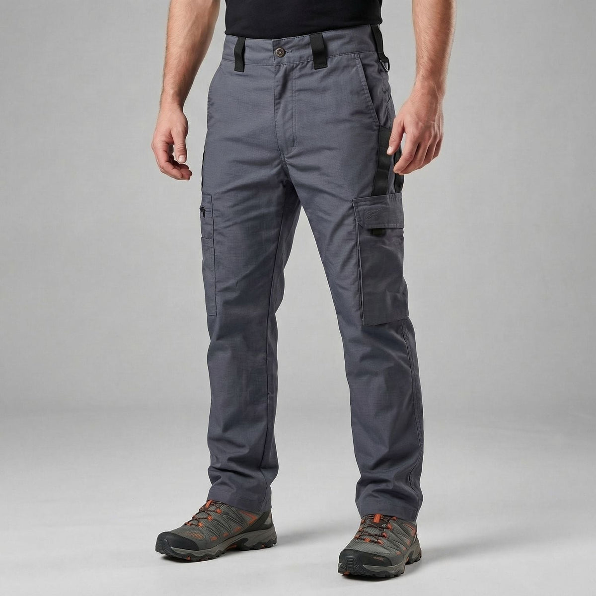 Water-Resistant Tactical Cargo Trousers – Durable Outdoor Work Design