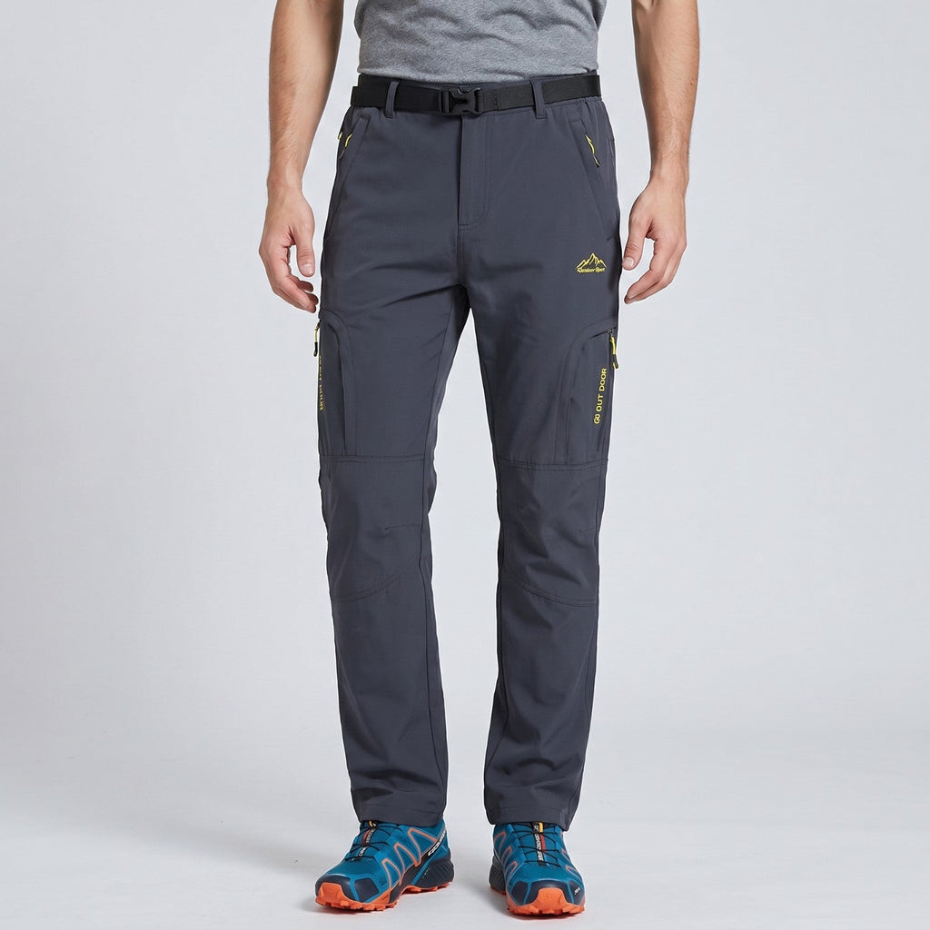 Men's Hiking Trousers - Lightweight Quick-Dry Stretch Walking Trousers