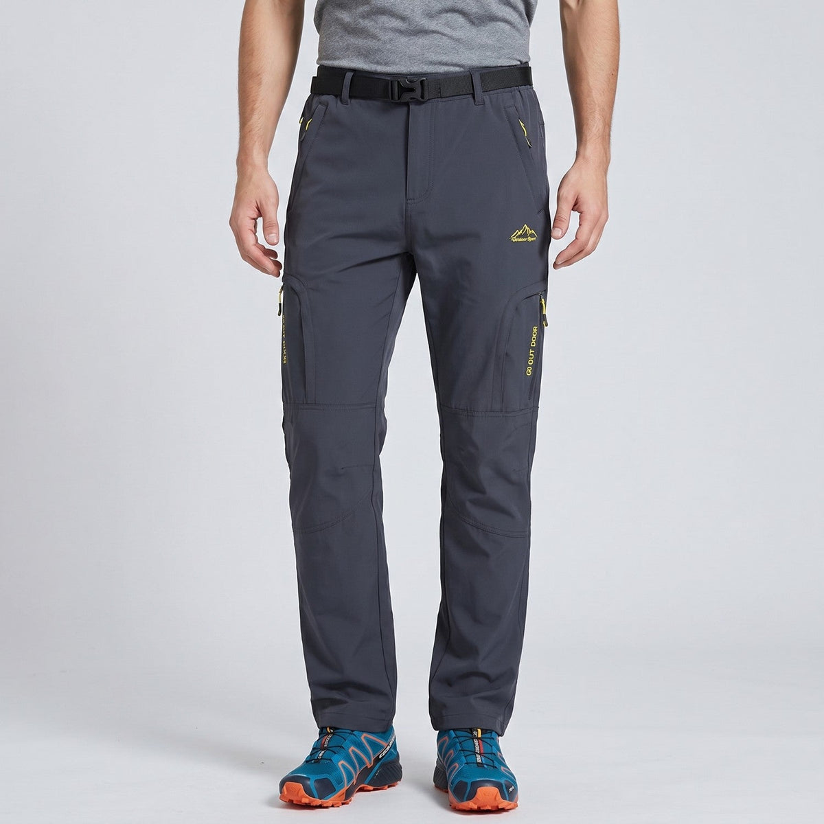 Men's Hiking Trousers - Lightweight Quick-Dry Stretch Walking Trousers