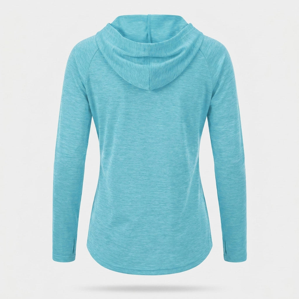 Women's Sun Hoodie - UPF 50+ Midweight Hooded UV Protection Top