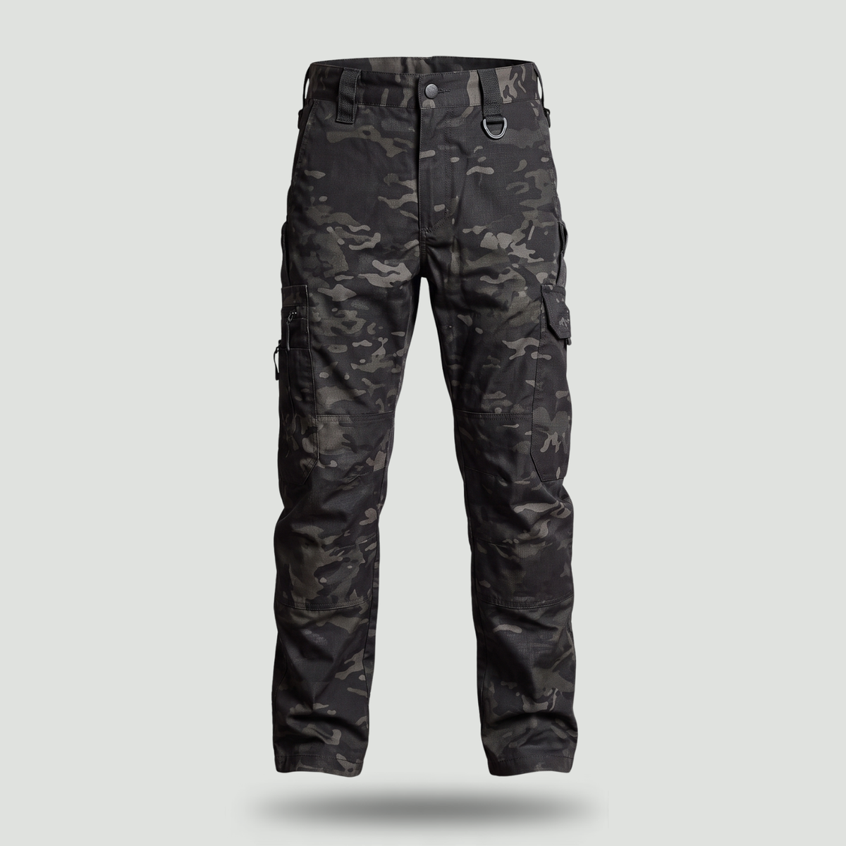 Men's Water-Resistant Cargo Trousers – Multi-Pocket Tactical Pants for Hunting and Fishing