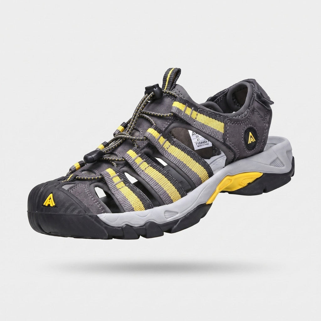 Men's Walking Sandals - Closed Toe - Outdoor Hiking & Water Sandals