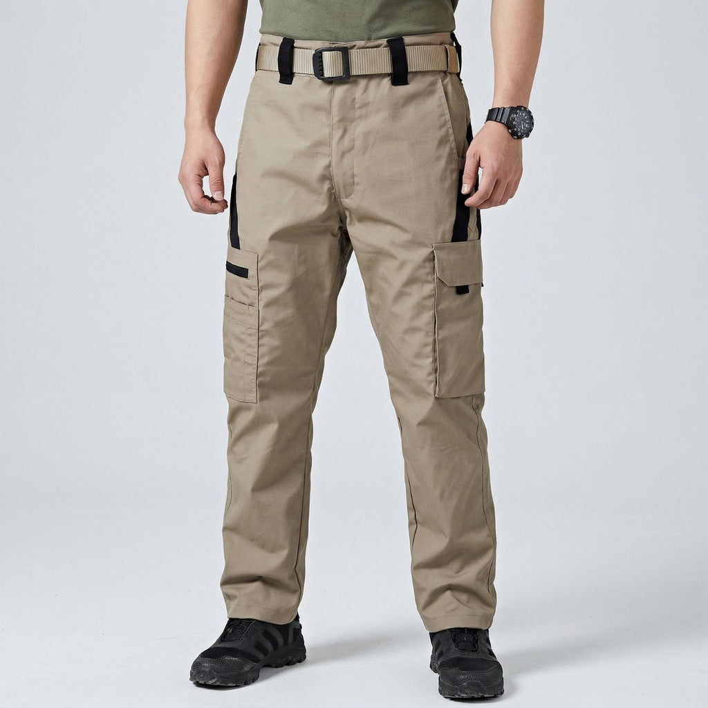 Water-Resistant Tactical Cargo Trousers – Durable Outdoor Work Design