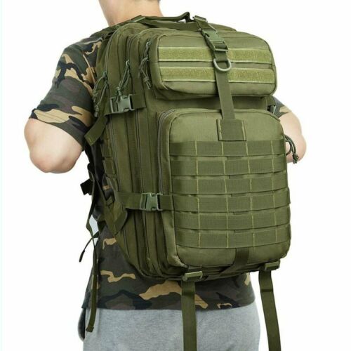 45L Military Tactical Backpack – Large Waterproof Outdoor Rucksack for Survival, Hiking & Camping