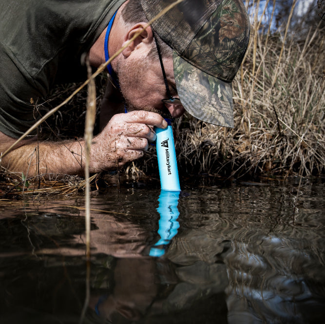 Personal Water Filter Straw – 5-Stage Portable Water Purifier for Camping, Hiking, Travel & Emergency Kits