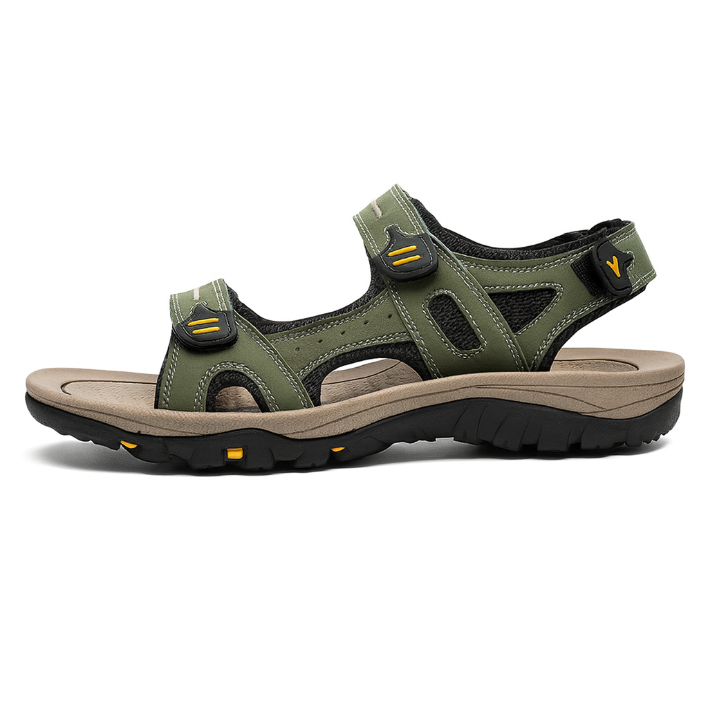 Men’s Wide Toe Box Adjustable Comfort Support Sandals