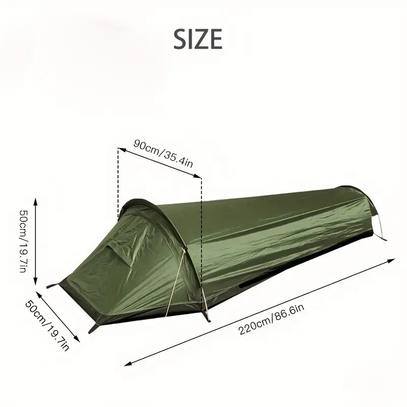 1 Person Camping Tent - Lightweight Waterproof - Compact Solo Tent