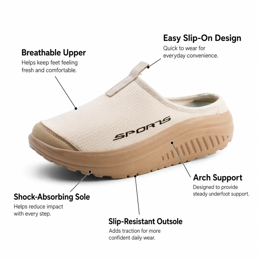 Women's Comfort Slip-On Closed Toe Slippers
