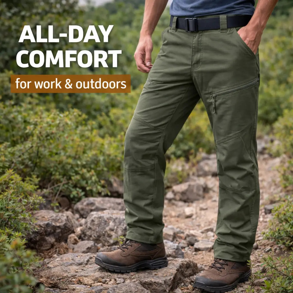 Men’s Outdoor Waterproof Tactical Work Trousers