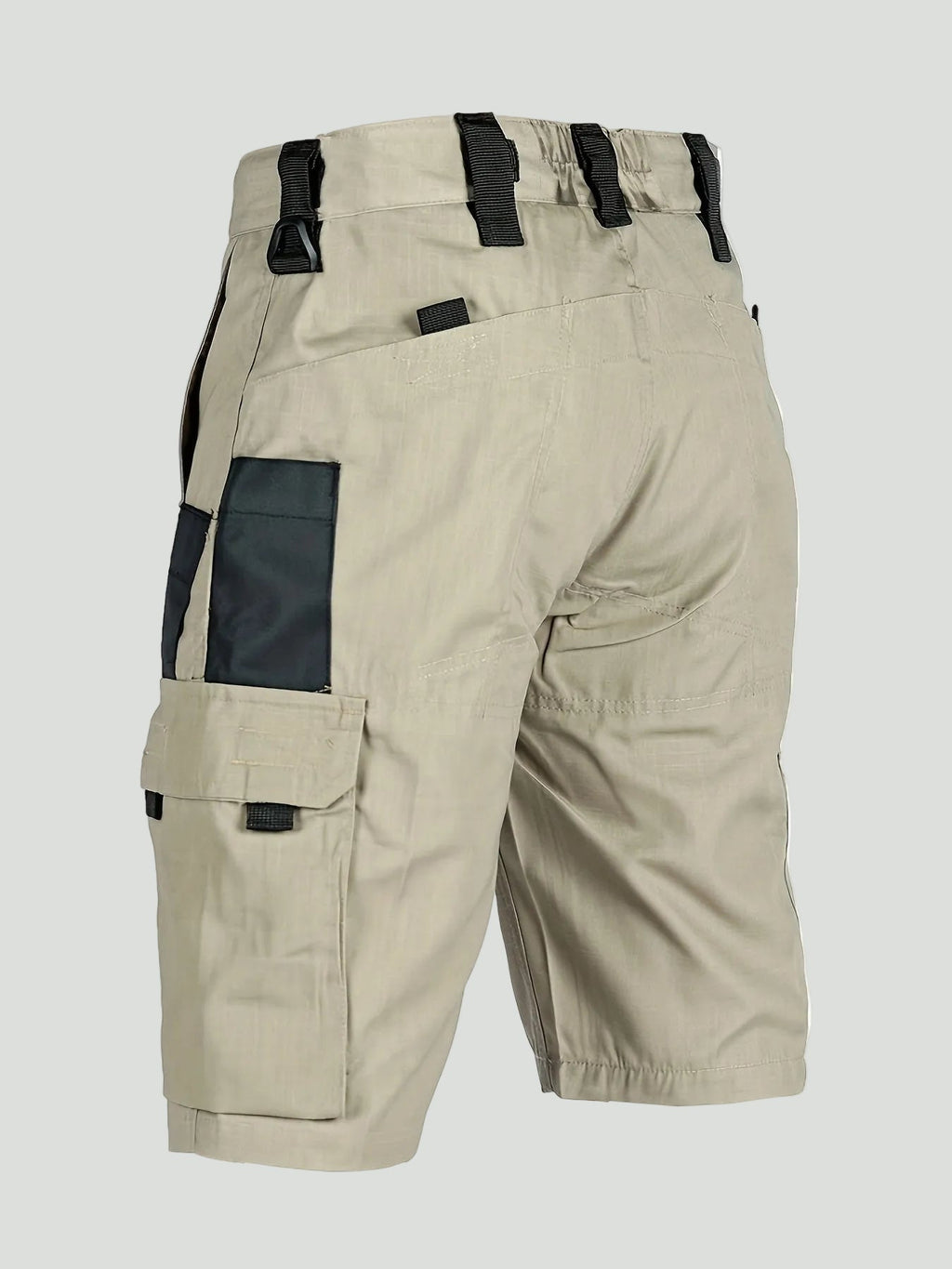 Men's Cargo Shorts - Ripstop Zip Pocket - Long Shorts, Hiking Shorts