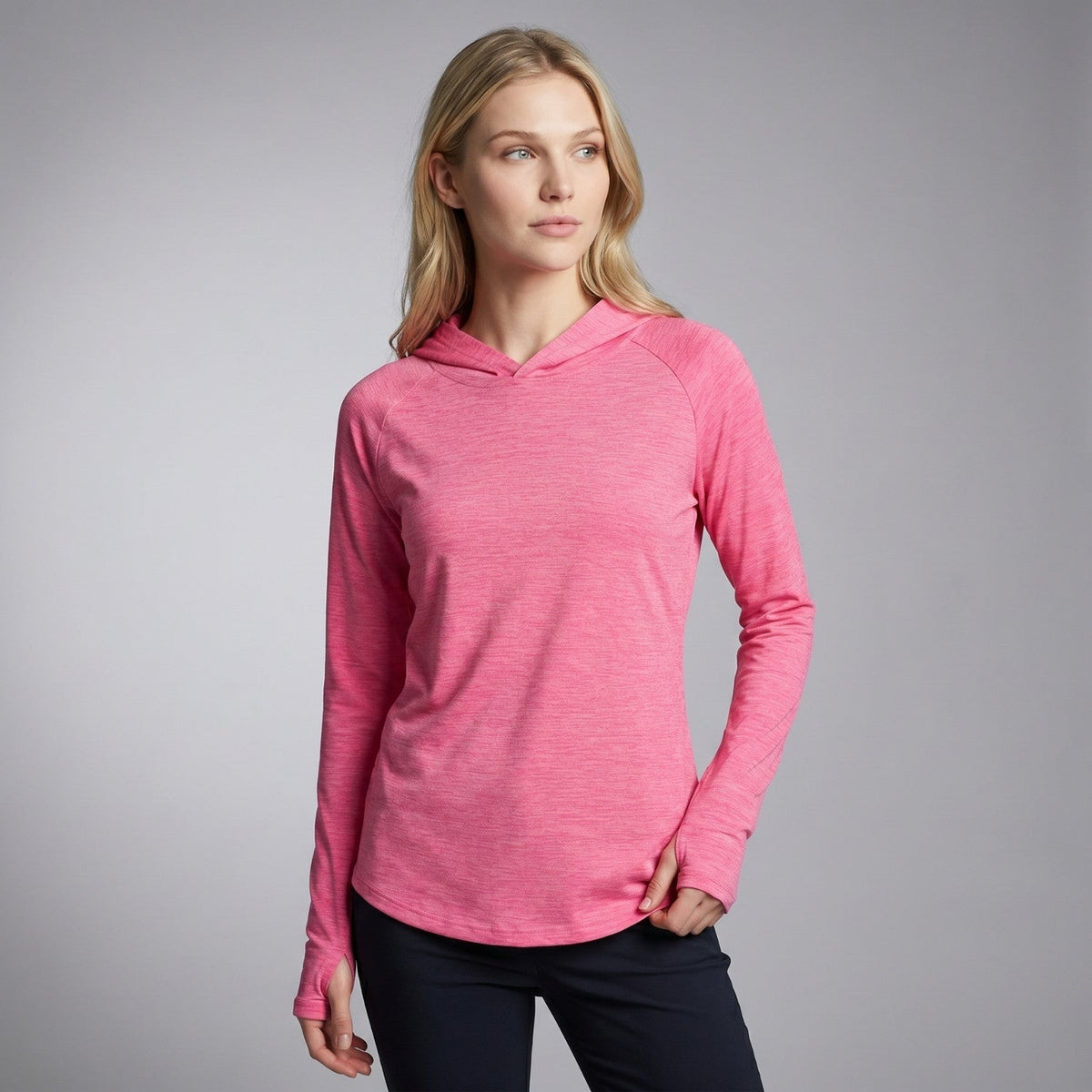 Women's Sun Hoodie - UPF 50+ Midweight Hooded UV Protection Top
