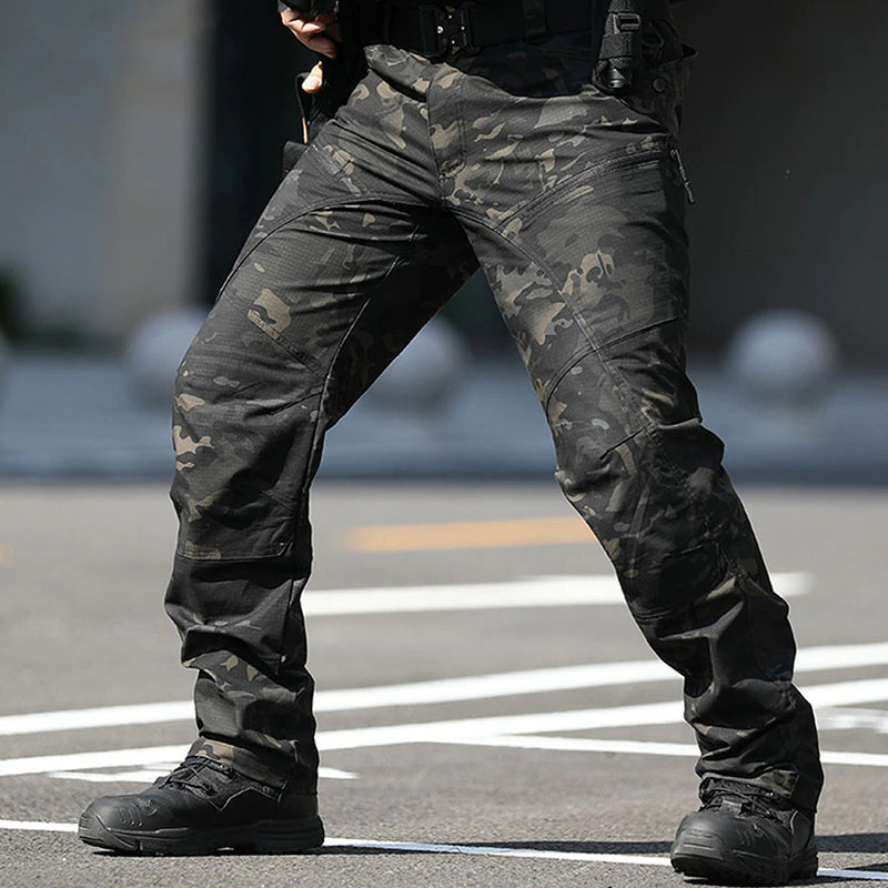 Men’s Urban Waterproof Stretch Cargo Tactical Trousers