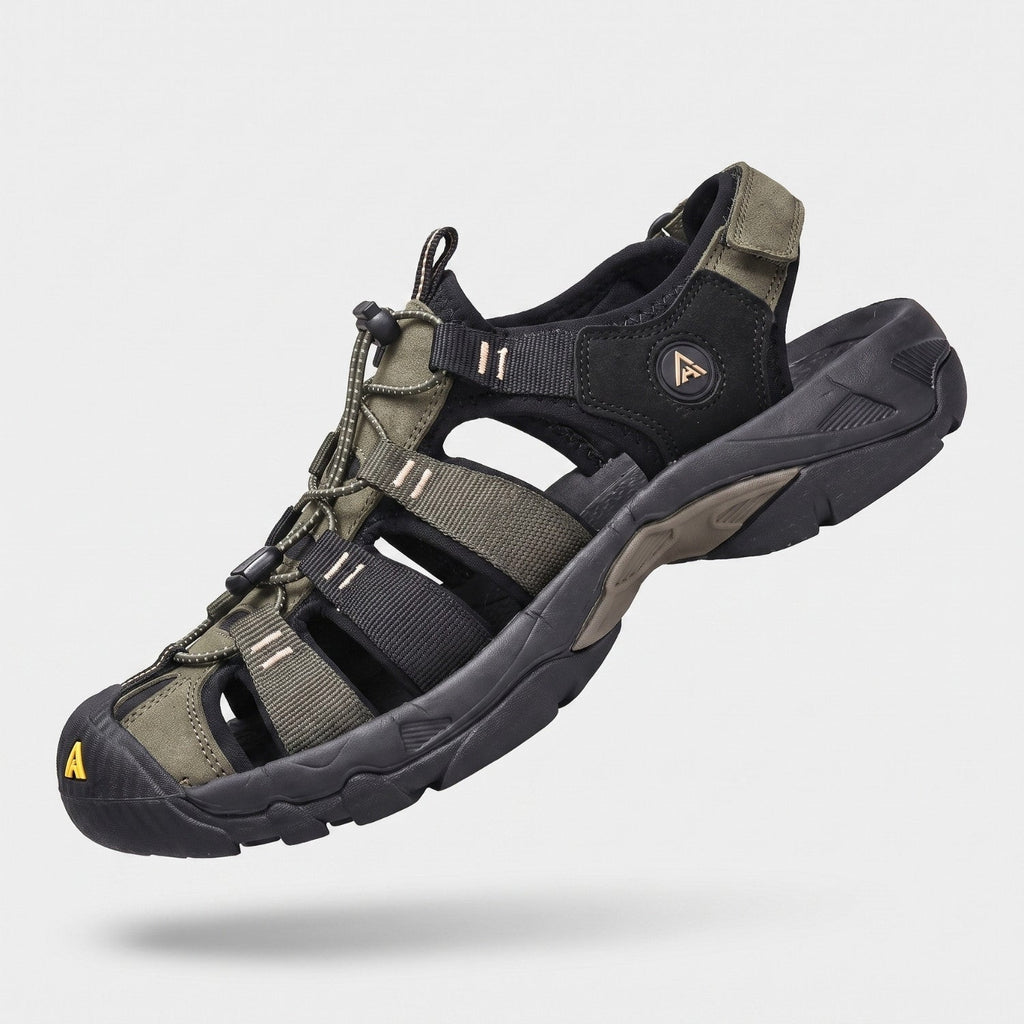 Men's Walking Sandals - Closed Toe - Outdoor Hiking & Water Sandals