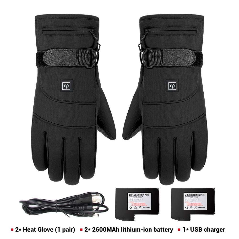 Electric Heated Gloves Waterproof Outdoor Thermal Wear