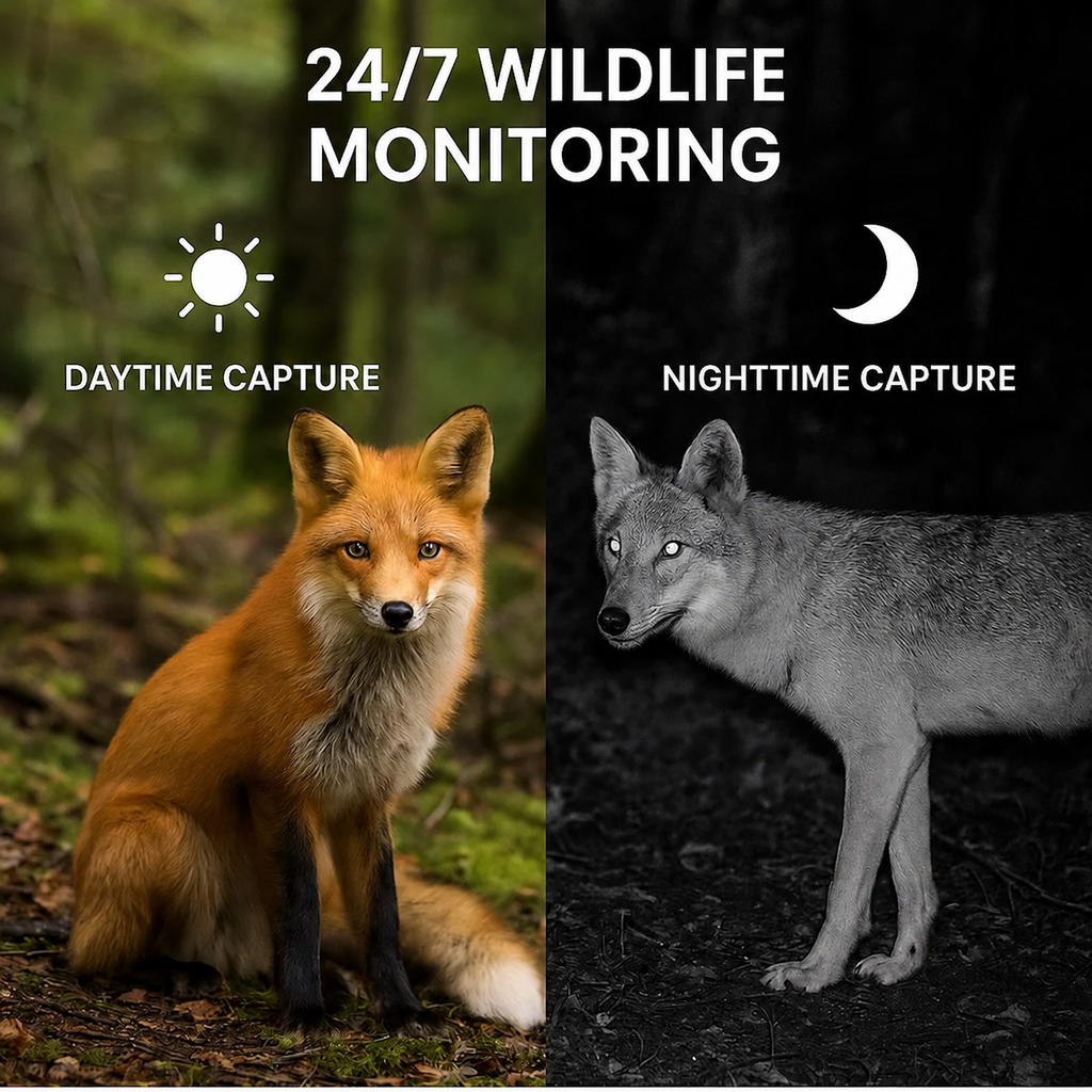 Outdoor Wildlife Trail Camera with Night Vision