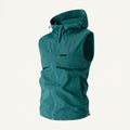 Men's Hooded Gilet - Lightweight Windproof Outdoor Vest for Fishing & Hiking