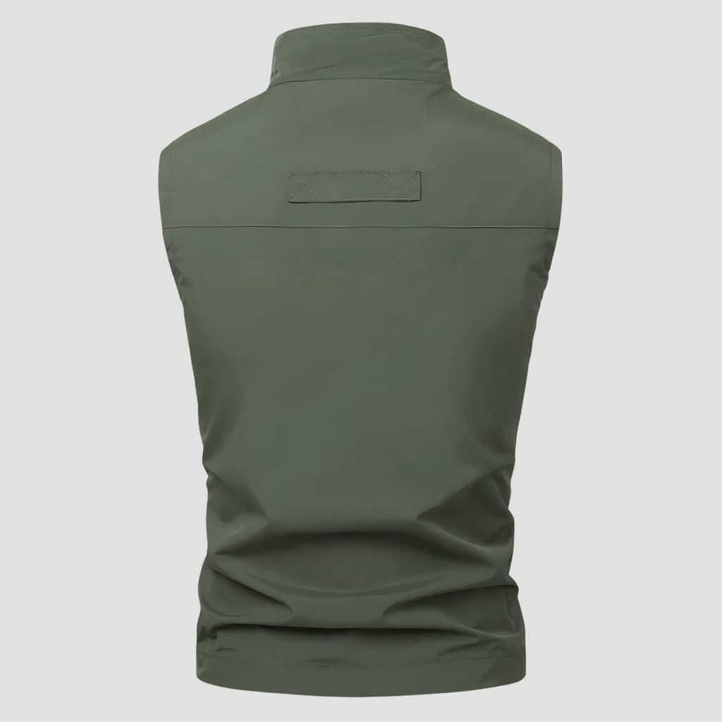 Lightweight Multi-Pocket Outdoor Gilet – Quick-Dry Layer for Active Use