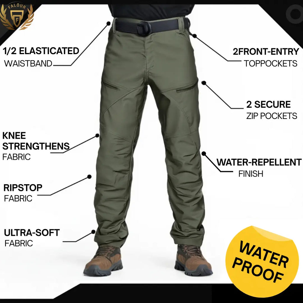 Men’s Outdoor Waterproof Tactical Work Trousers