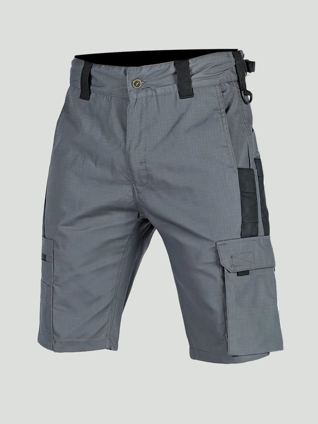 Men's Cargo Shorts - Ripstop Zip Pocket - Long Shorts, Hiking Shorts