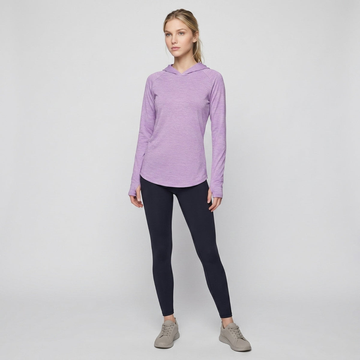 Women's Sun Hoodie - UPF 50+ Midweight Hooded UV Protection Top
