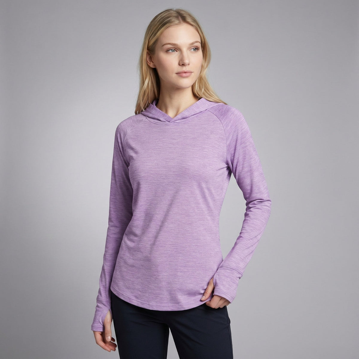 Women's Sun Hoodie - UPF 50+ Midweight Hooded UV Protection Top
