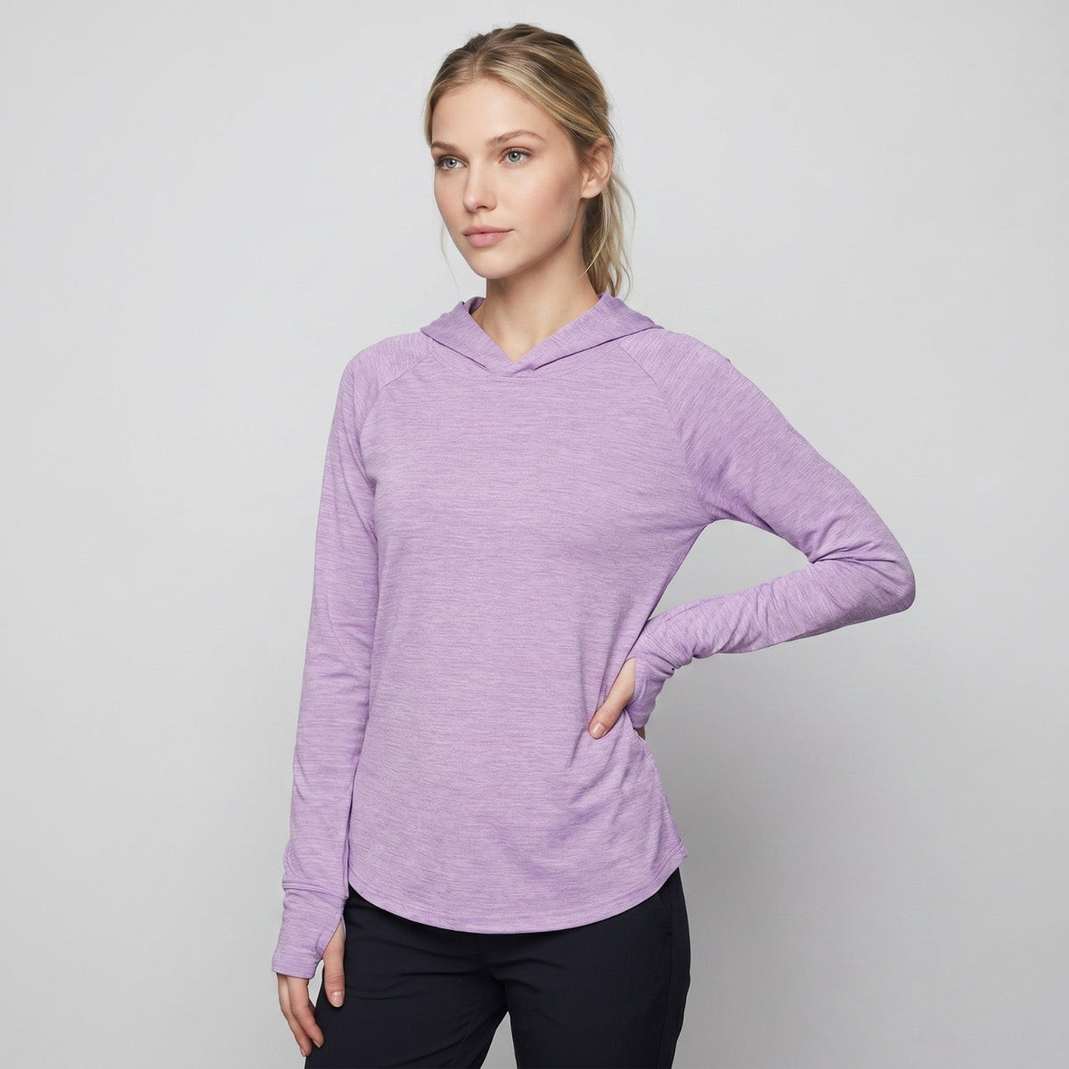 Women's Sun Hoodie - UPF 50+ Midweight Hooded UV Protection Top