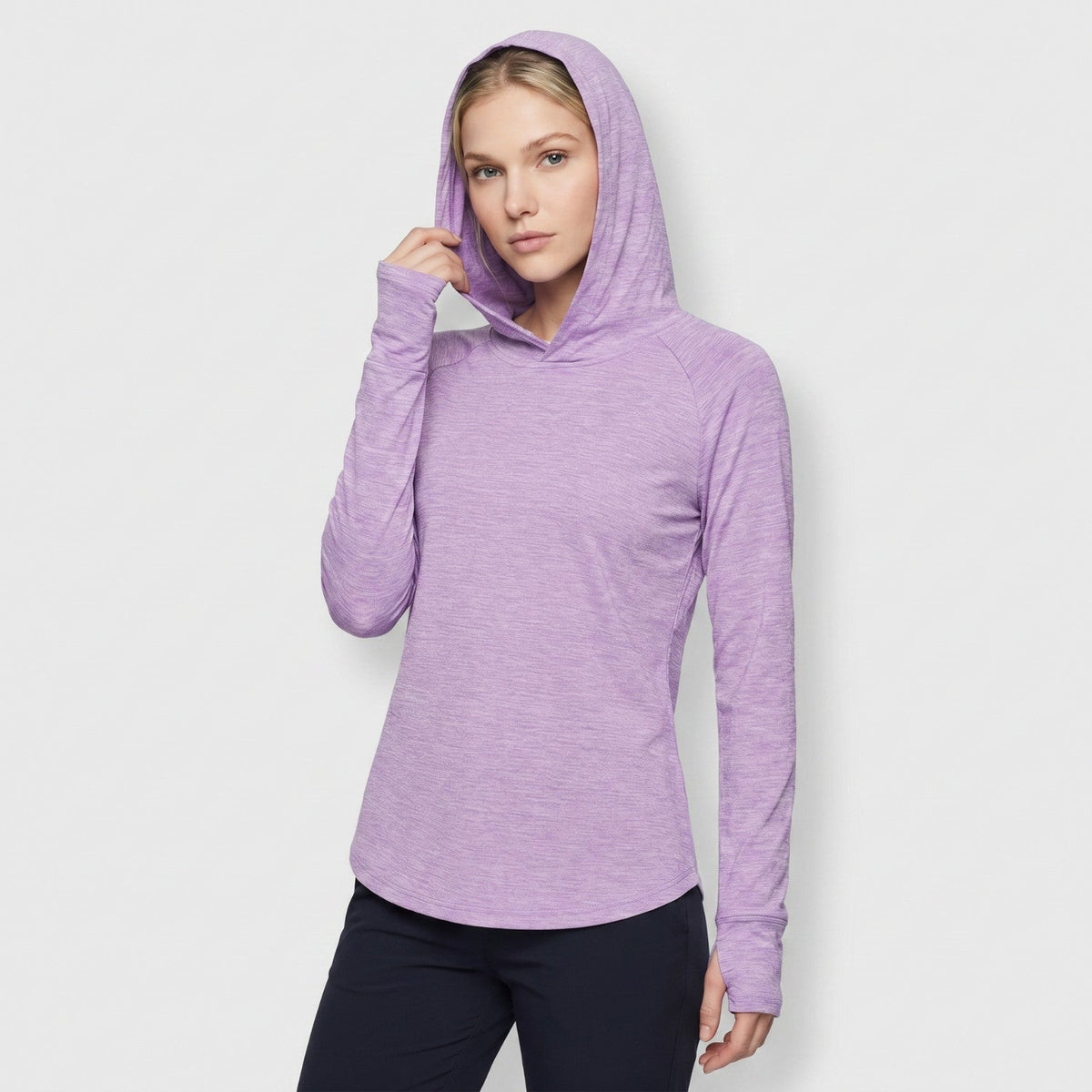 Women's Sun Hoodie - UPF 50+ Midweight Hooded UV Protection Top