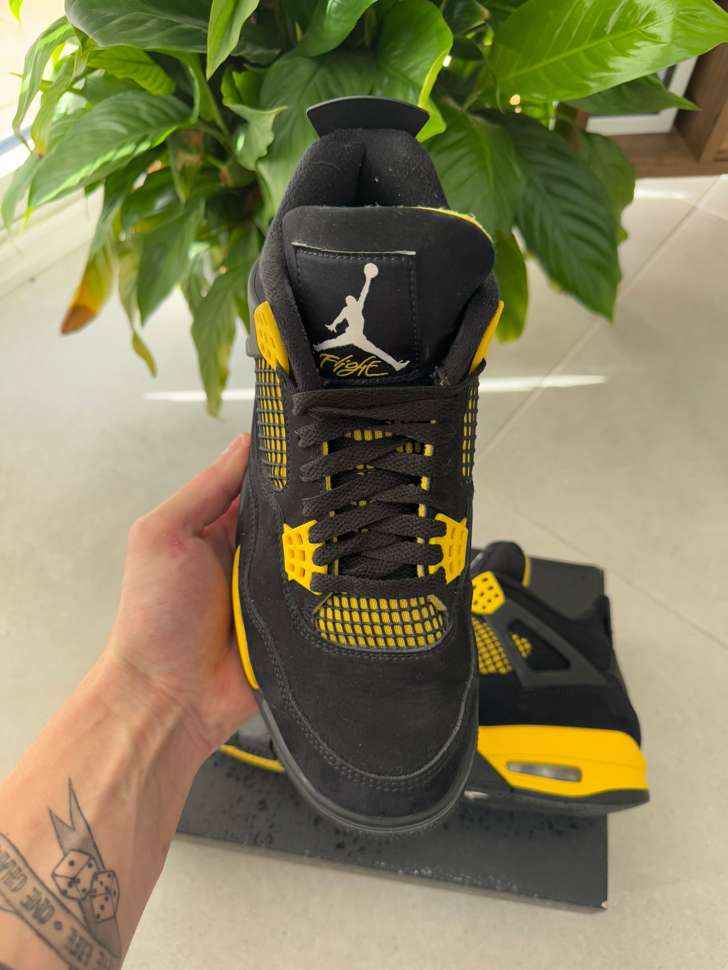 Jordan 4 Retro Yellow Thunder Used