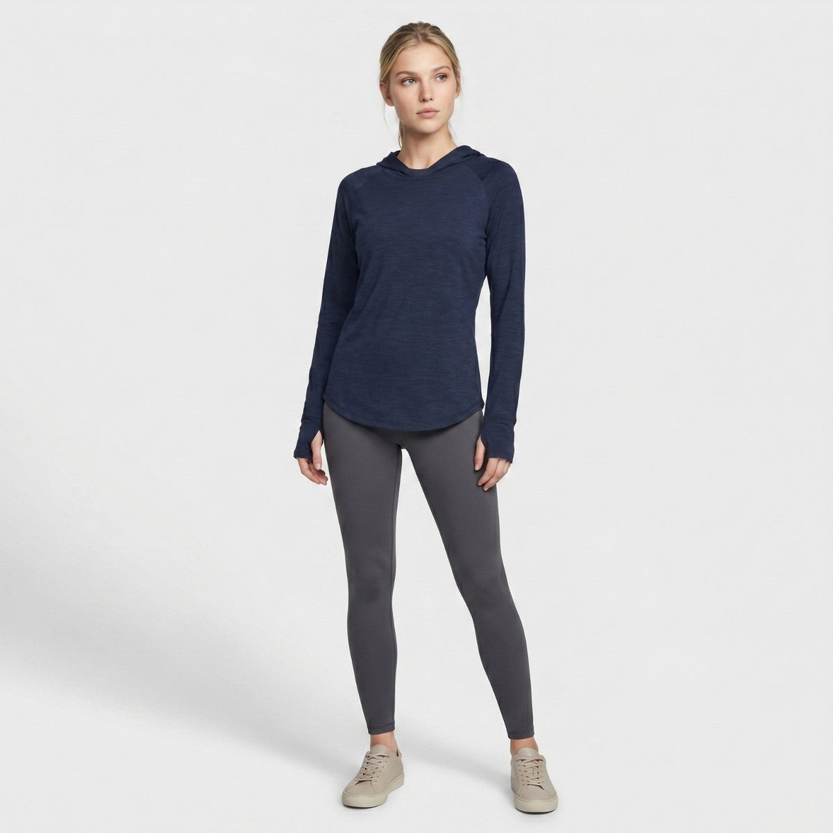 Women's Sun Hoodie - UPF 50+ Midweight Hooded UV Protection Top