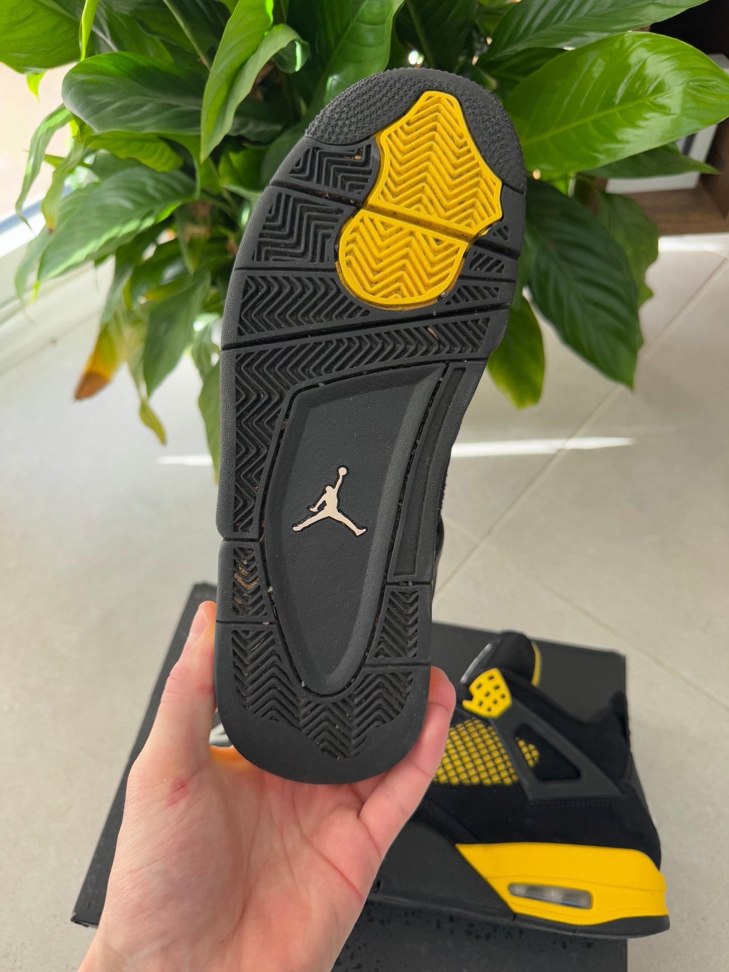 Jordan 4 Retro Yellow Thunder Used