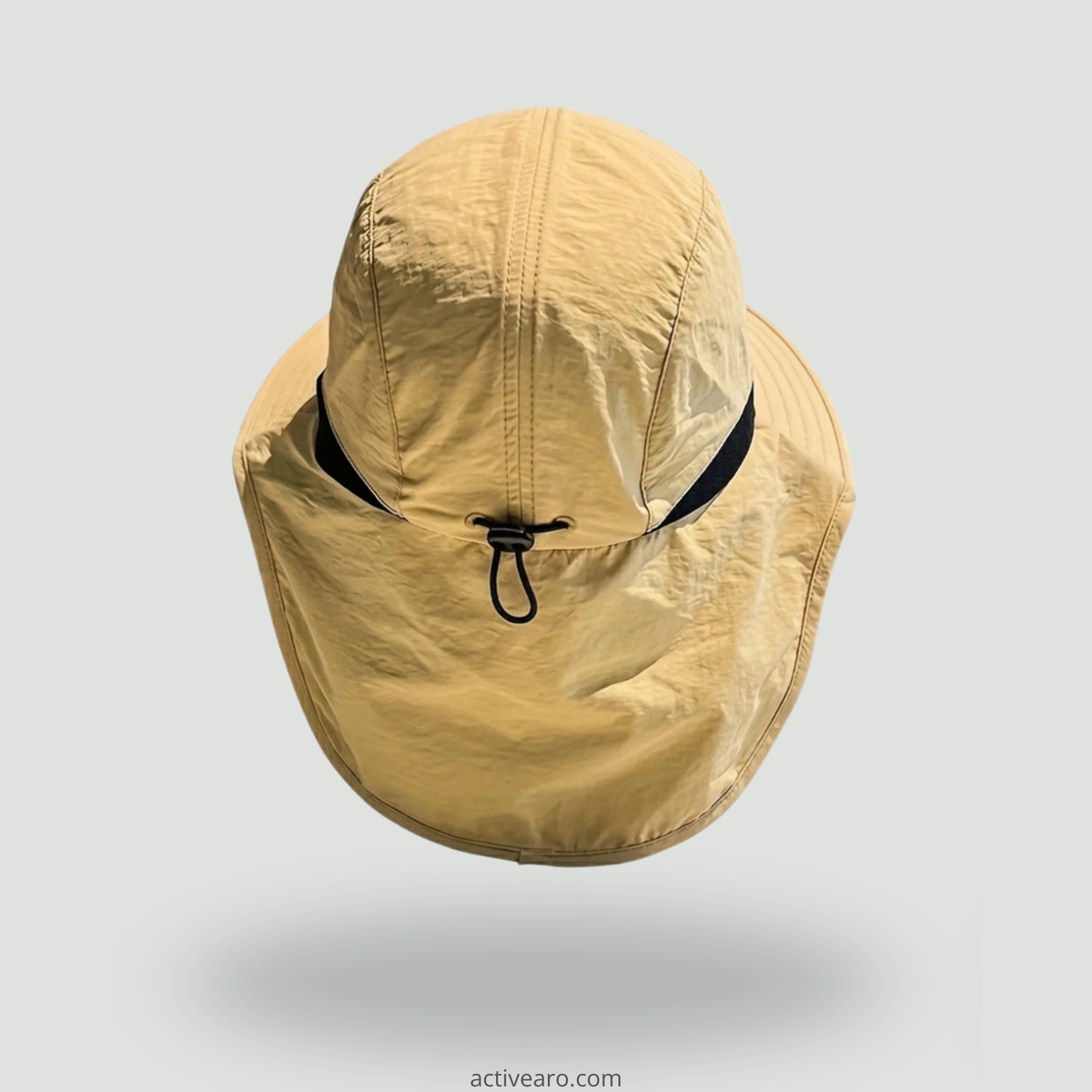Packable Wide-Brim Fishing Hat – Sun Hat with Neck Flap and Chin Strap