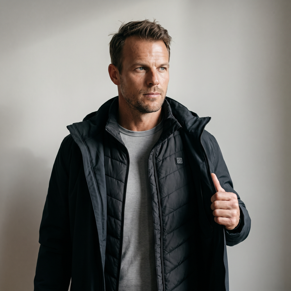 Heated Gilet – USB Powered Body Warmer with Four Heating Zones for Hiking