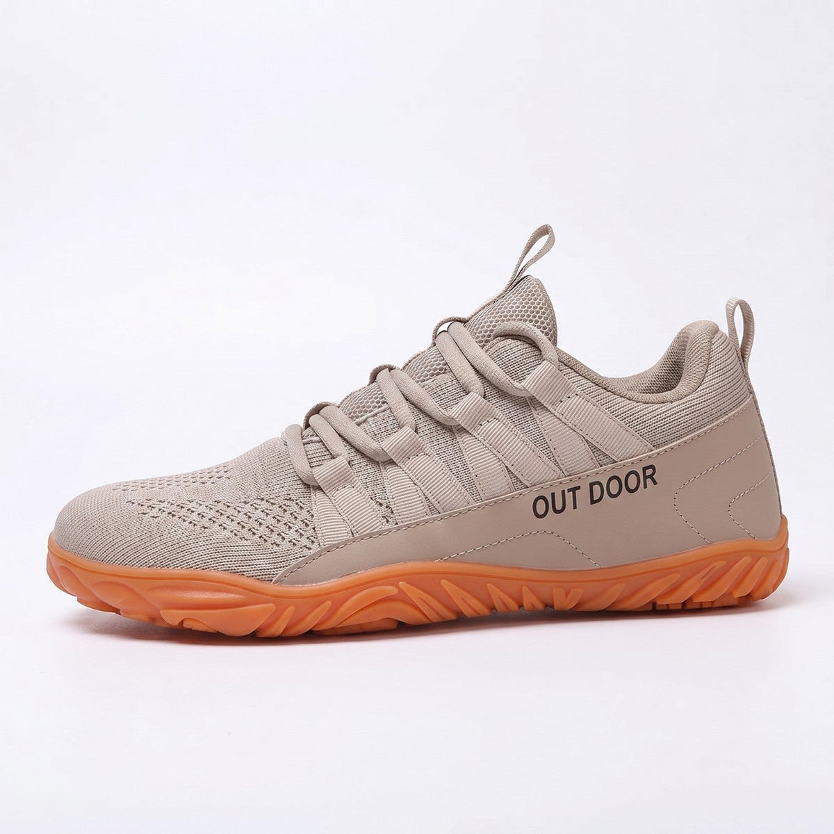 Wide-Fit Barefoot Walking Shoes – Breathable Design with Grip Outsole