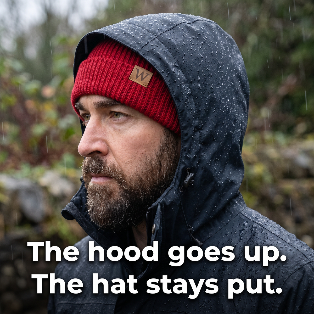 Beanie Hat - Ribbed Fisherman Beanie - Cuffed Winter Hat for Hiking