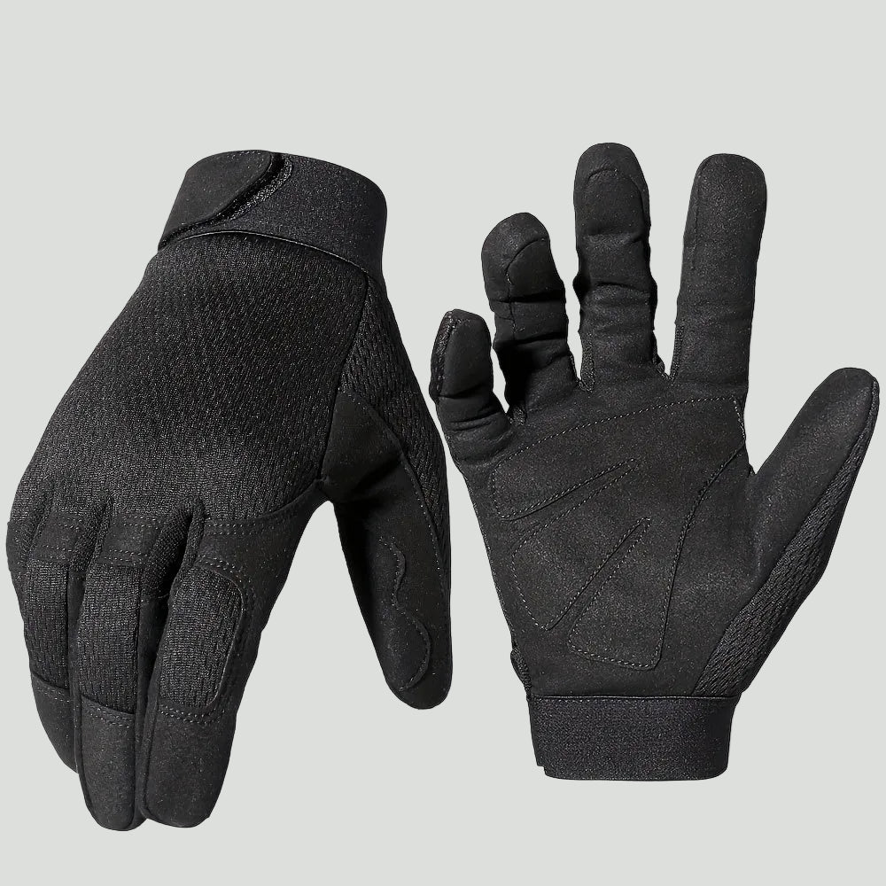 Men's Full Finger Outdoor Gloves - Lightweight Breathable Cycling and Fishing Gloves for Active Use