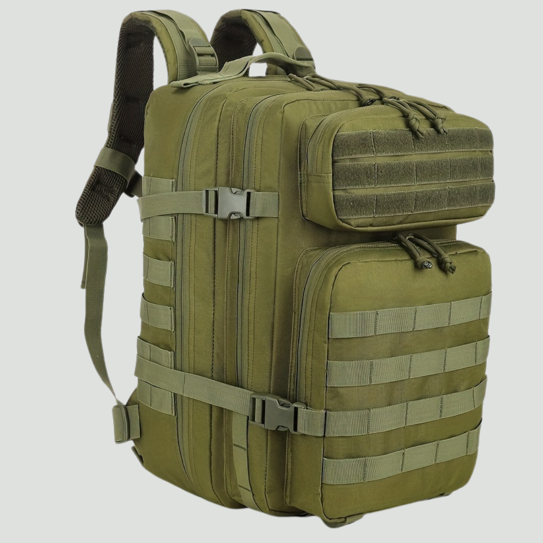 45L Hiking Backpack - Spacious MOLLE Rucksack for Camping, Trekking and Multi-Day Outdoor Use