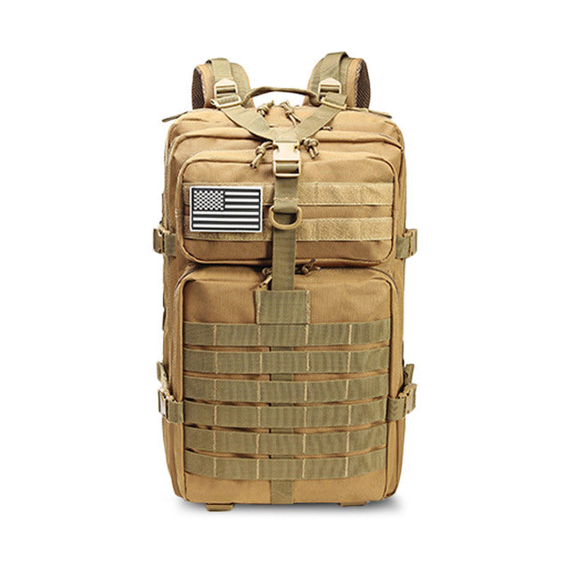 45L Military Tactical Backpack – Large Waterproof Outdoor Rucksack for Survival, Hiking & Camping