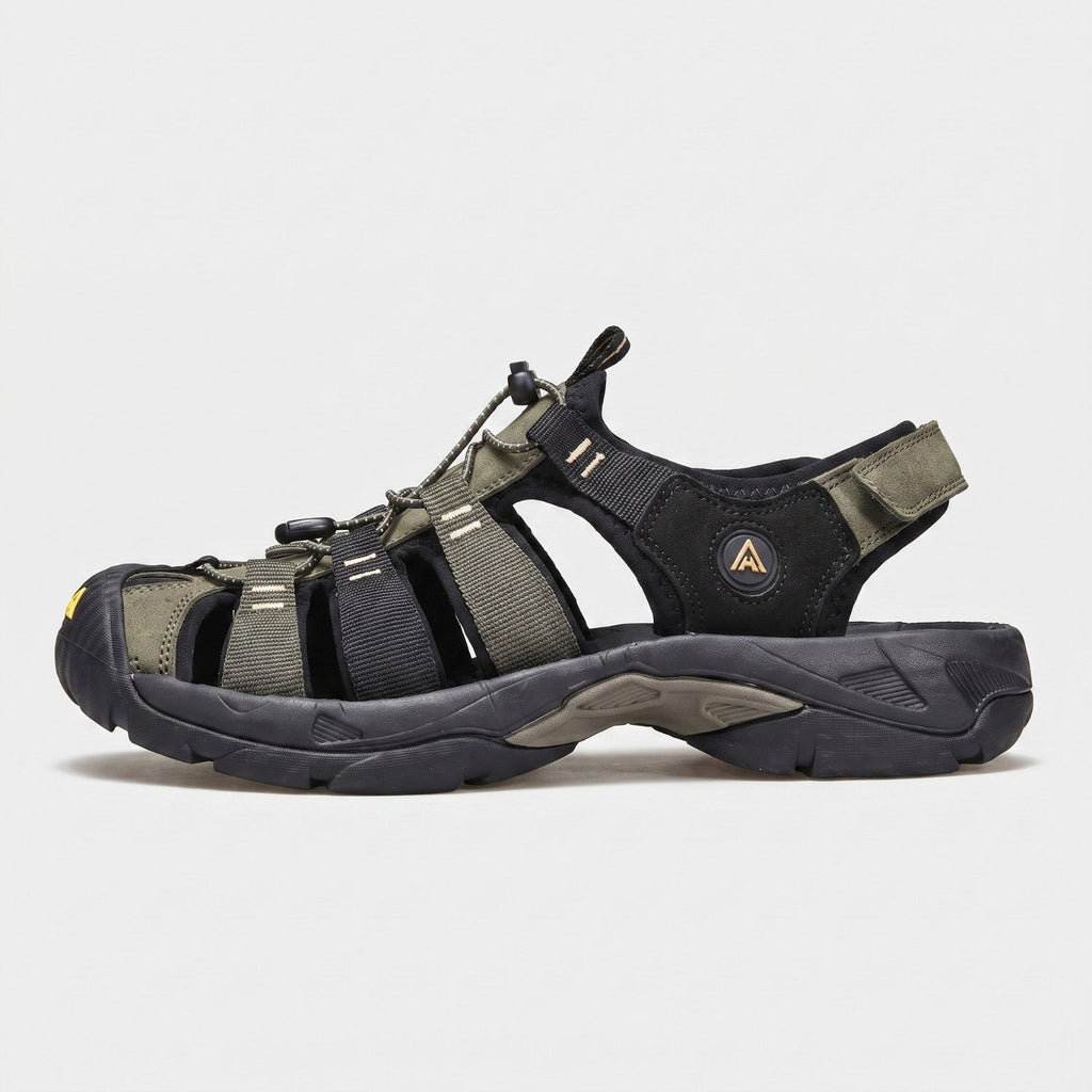 Men's Walking Sandals - Closed Toe - Outdoor Hiking & Water Sandals