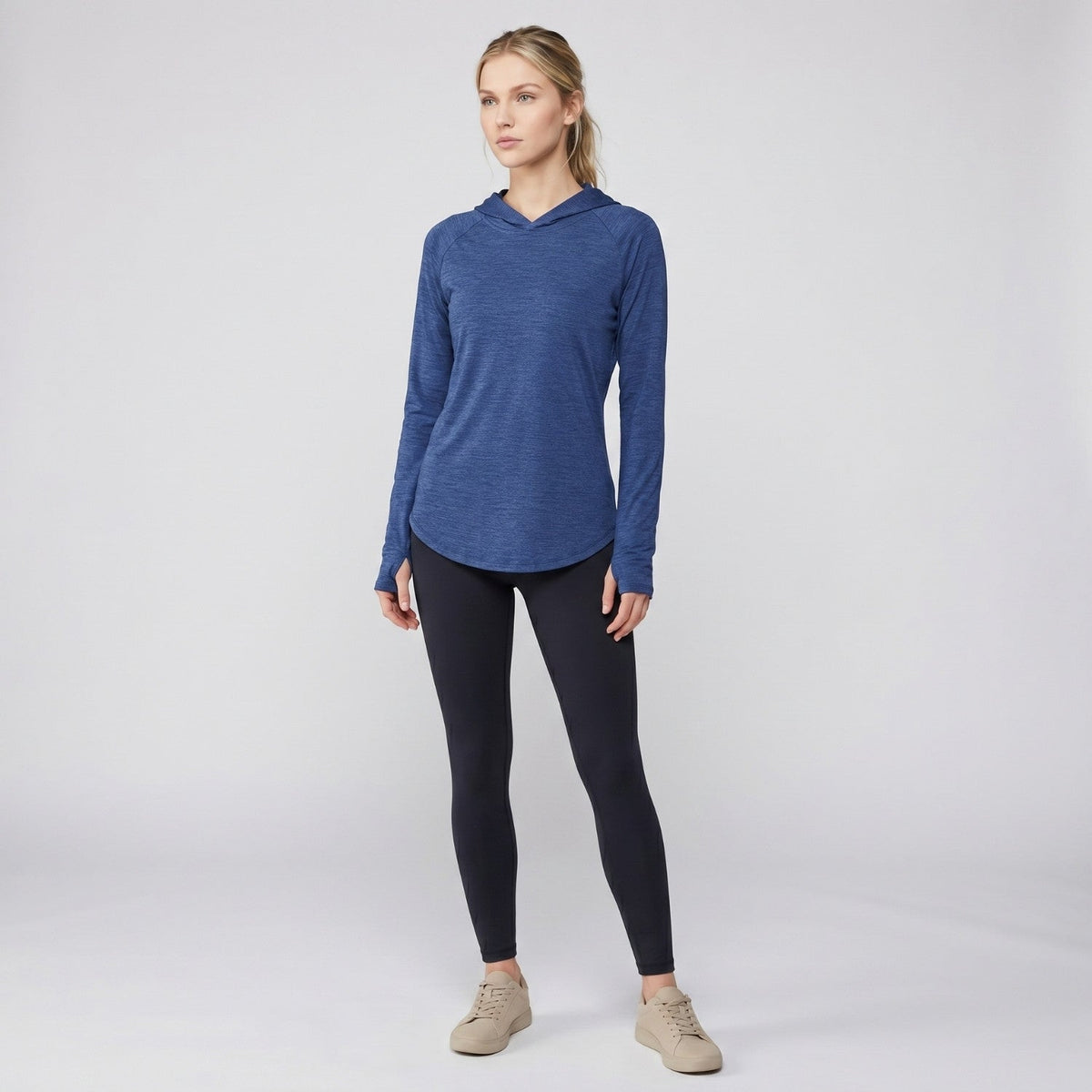Women's Sun Hoodie - UPF 50+ Midweight Hooded UV Protection Top