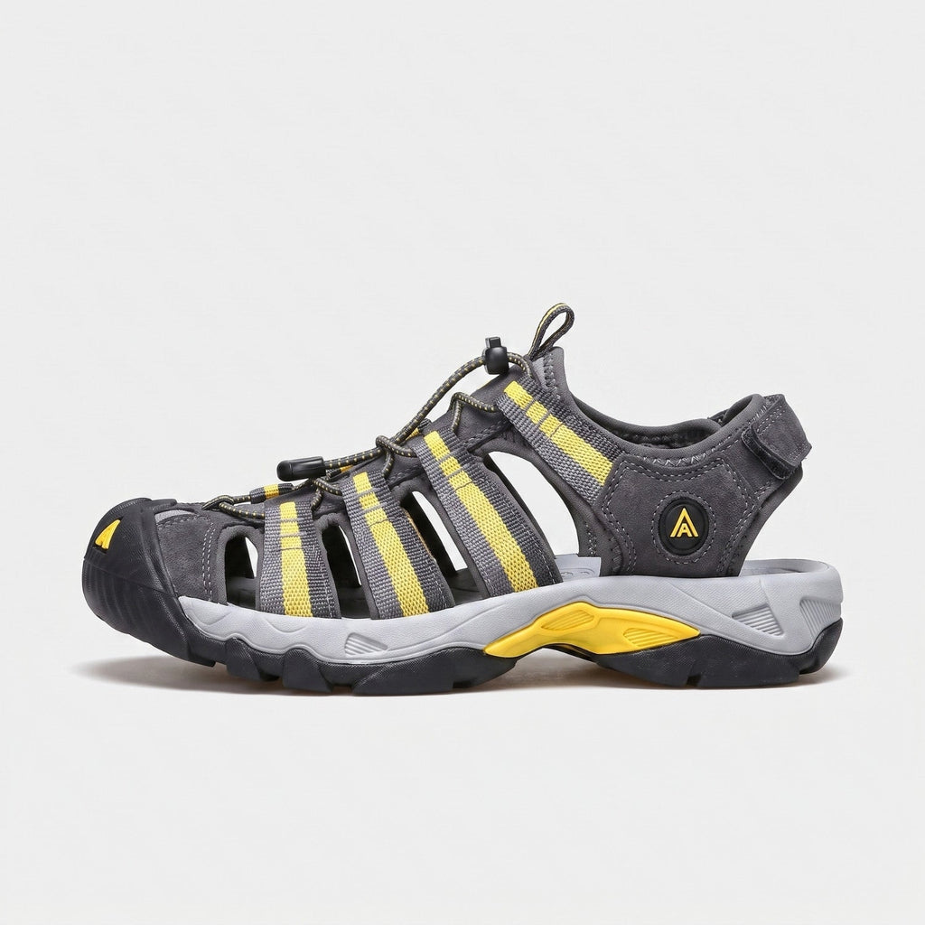 Men's Walking Sandals - Closed Toe - Outdoor Hiking & Water Sandals