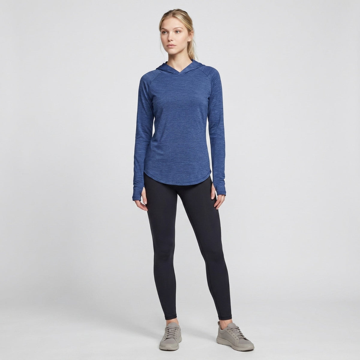 Women's Sun Hoodie - UPF 50+ Midweight Hooded UV Protection Top