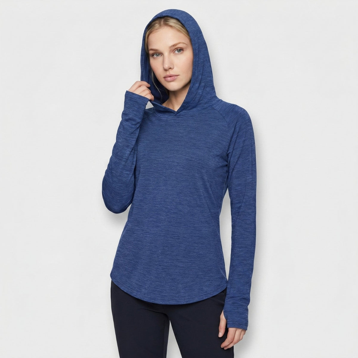 Women's Sun Hoodie - UPF 50+ Midweight Hooded UV Protection Top
