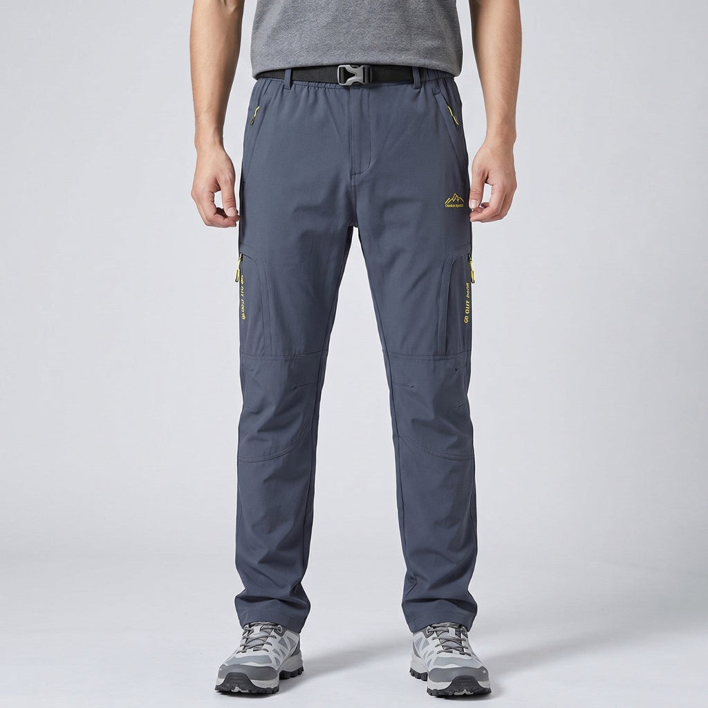 Men's Hiking Trousers - Lightweight Quick-Dry Stretch Walking Trousers