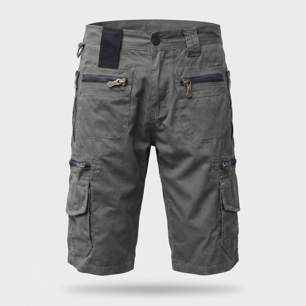 Men's Outdoor Cargo Shorts - 10 Pocket Cotton - Hiking & Fishing Shorts