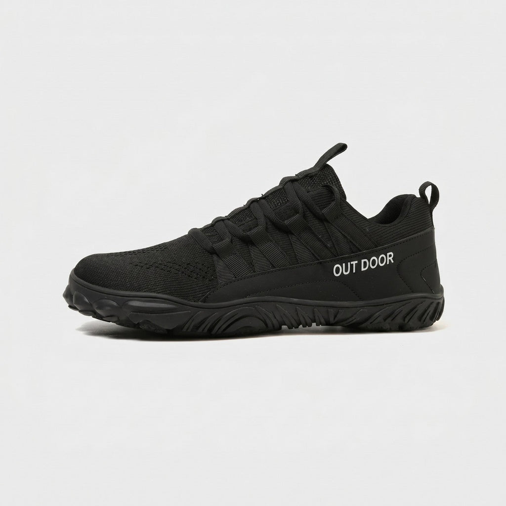 Wide-Fit Barefoot Walking Shoes – Breathable Design with Grip Outsole