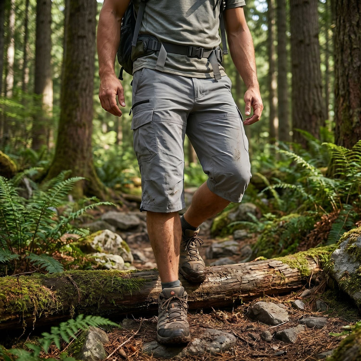 Outdoor Cargo Shorts with Utility Pockets – Lightweight Design