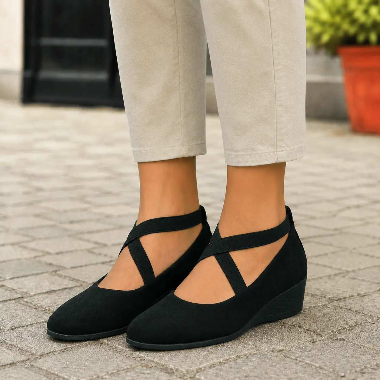 Women’s Comfort Arch Support Flats – Lightweight Comfort Shoes