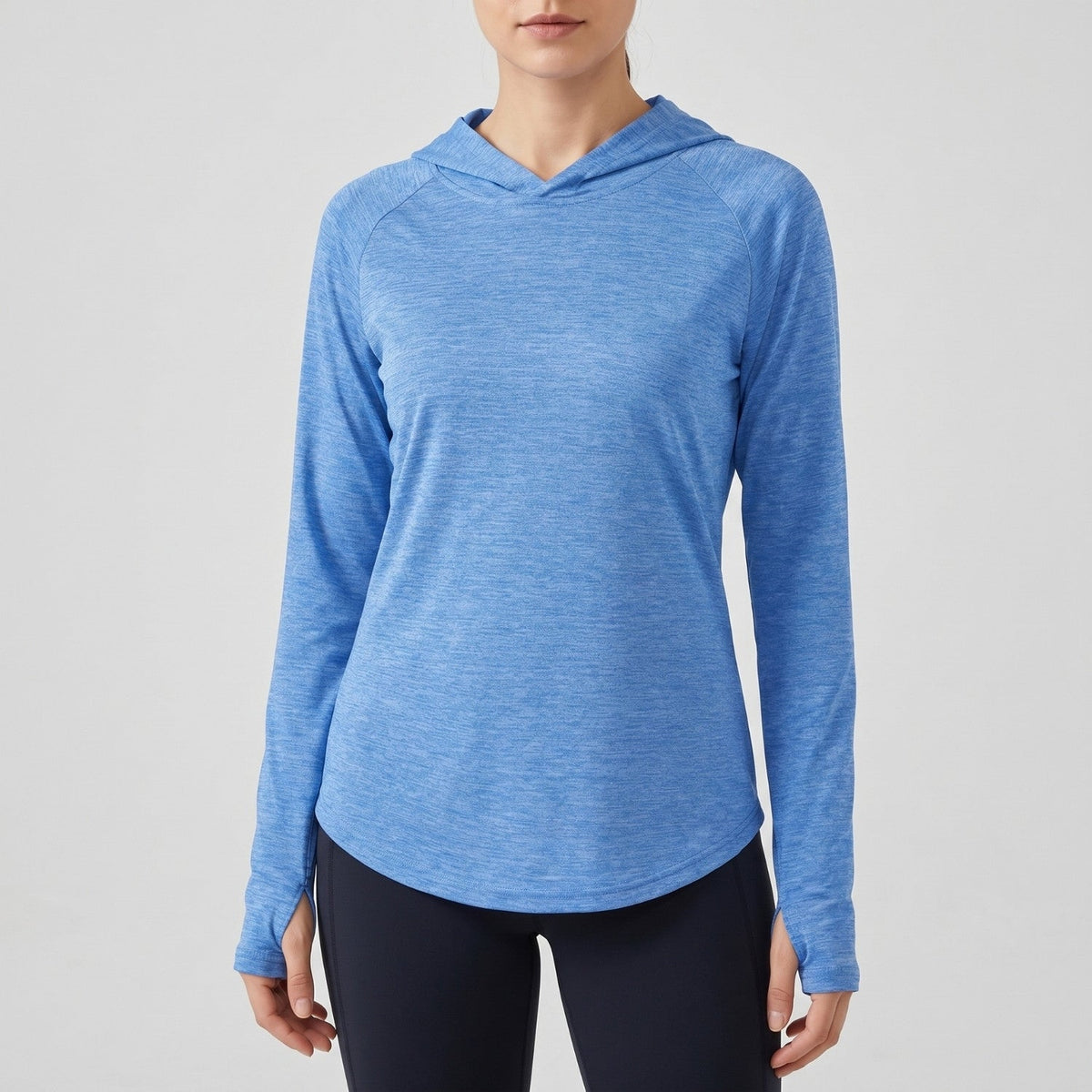 Women's Sun Hoodie - UPF 50+ Midweight Hooded UV Protection Top